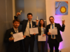 Das Gewinnerteam des MARGA Planspiels freut sich über seine Awards.